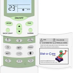 zieva store NA Compatible with AC Remote Replacement for Split/Window AC - AC 68 A Hitachi Remote Controller-picture-10