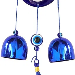 Feng Shui Evil Eye Hanging Wind Chimes For Home Office Car Metal Iron Windchime-image-7