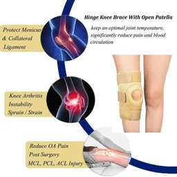 lunya Adjustable Knee Cap Support Brace For Knee Pain, Gym Workout, Running, Arthritis Knee Support image 2