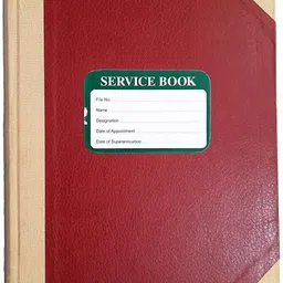 lrs Employee Service Book - Superb Quality for Lifetime Record - Applicable to All Private Company Employee and Government Employees of Delhi/Punjab/Haryana (320 Pages) 1-Part Record Keeping Books image 2