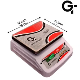 GRAMTECHNOLOGY GT Scale Capacity 50kg x 2g Digital Weight Machine Table Top Weighing for Shop Weighing Scale image 2
