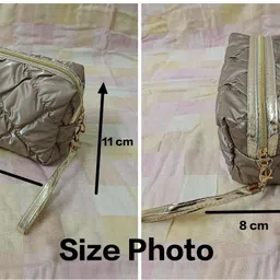 raaj retail Women Brown Cosmetic Bag image 4