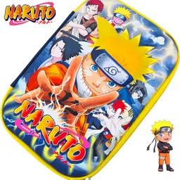 Premium Naruto Pencil Box – Lightweight & Durable EVA School Pouch Art EVA Pencil Box-image-0