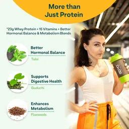 oziva Protein & Herbs Women Weight loss Combo with Apple Cider Vinegar Fizzy Pack of 1 Whey Protein image 4