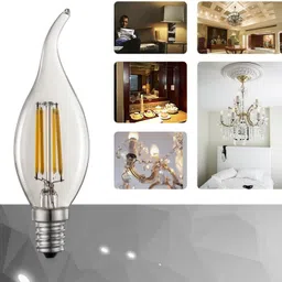 virya 4 W Basic Candle E14 Flouroscent Bulb image 2