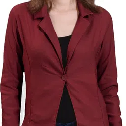 hrikshika fashion Women Solid Single Breasted Casual Blazer-picture-14