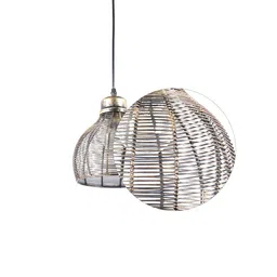 foziq Bela Black Metal Hanging Light image 5