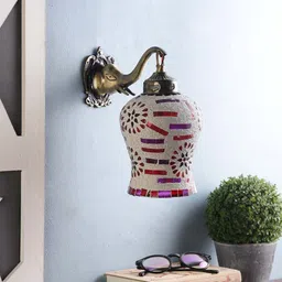 foziq Regis Brown Metal Wall Sconces image 2