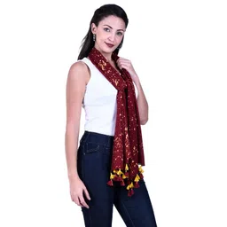 palatt Women and Girls Scarfs Stoles Combo Set-Size 65x185cms-Soft Comfortable Cozy Viscose Cotton Scarfs Stoles Summer and Winter-Suitable size Hijab-Easy to dry Natural Fabric-Stylish stole combo image 3