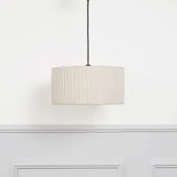 kapoor lampshades Beige Metal Hanging Light image 2