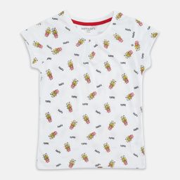 Pantaloons Junior Girls Printed Cotton T-shirt-picture-18