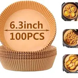 dmzone 100PCS Disposable Paper Liner, Non-stick, Baking Paper & Oil-proof Airfryer Tray Airfryer Tray-picture-24