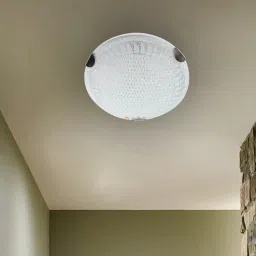 Francis White Iron Ceiling Flush Mount-image-40