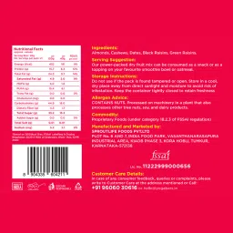 yogabars Yogabar Panchmeva Premium Nuts and Dry Fruits Mix- 850 gm-Jar image 3