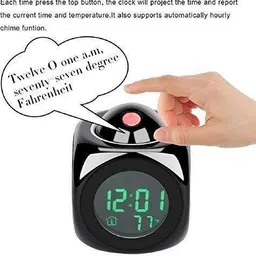 super sonic Digital Black Clock image 3
