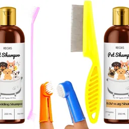 regiis SET OF SHAMPOO AND BRUSH Pet Spa Kit image 1