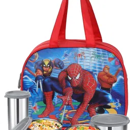 coolest SPIDER-MAN Lunch Tiffin Bag For School Office Picnic Waterproof Lunch Bag image 4