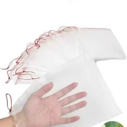 zimble Fruit Protection Fruit Net Bag Reusable Washable 8x12 inch pack of 100 bags Pack of 50 Grocery Bags-picture-21