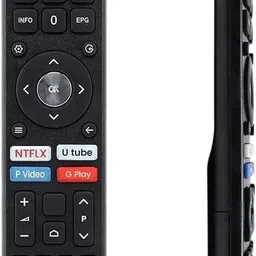 SARAGARA Non-Voice TV Remote Compatible For Android 4K LED UHD TVs with OTT Hotkeys BPL Remote Controller image 2