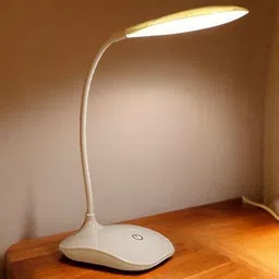 garu Plastic Desk Lamps for Study Table, Rechargeable USB Warm Light Led_232 Study Lamp image 1