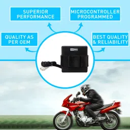 uno minda Capacitor Discharge Ignition Black Case For TVS Wego TVS Wego CDI Unit image 4