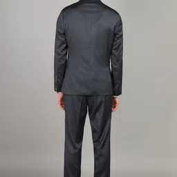 park avenue Men 3 Piece Suit Textured Suit image 5