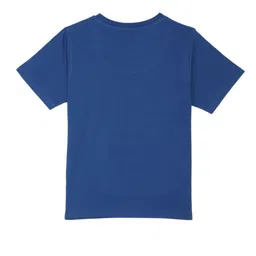 Marvel by Wear Your Mind Boys Blue & Yellow Printed Pure Cotton T-shirt image 2