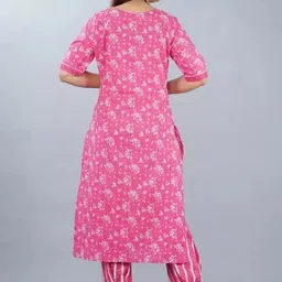 vidhani Women Viscose Rayon Kurta Pant Dupatta Set image 2