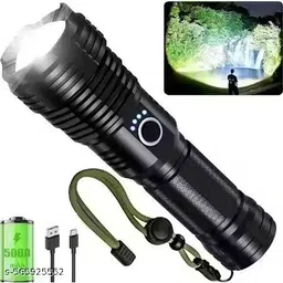 sument Torch ZIIM 5 Modes Flashlights 90000 High Lumens, Waterproof Rechargeable 10 hrs Torch Emergency Light image 1