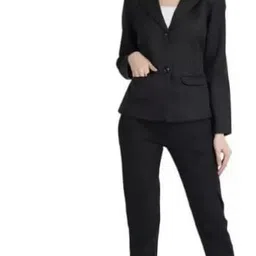 trendarc Women Solid Single Breasted Casual Blazer image 4