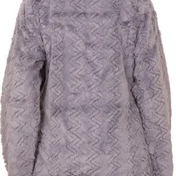 hallinton Rabbit Fur , Hand Wash Self Design Coat For Women image 3