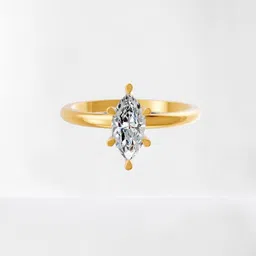 Ring For Women & Girls, 3Ct Gold Plated Marqiuse Cut 6 Prongs Sterling Silver Sterling Silver Plated Ring-image-5