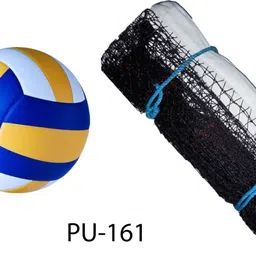zxxxt Amazing Quality Volleyball With Nylon Net PU -161 Volleyball - Size: 4-picture-18