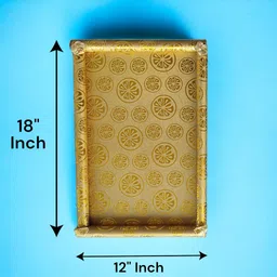 mba tokri vala Hardwood Decorative Tray For Gifts, Saree Packing,Wedding Paper Decorative Platter image 5