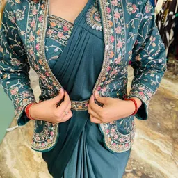 nilormy Embroidered Stitched Lehenga with Jacket image 2