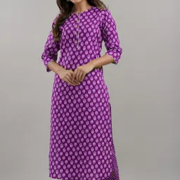 divastri Women Pure Cotton Kurta Pant Dupatta Set image 4