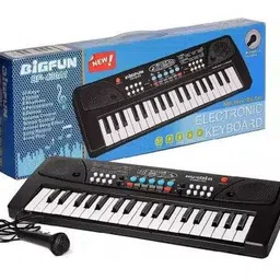 snmm 37 Keys Kids Piano Keyboard | Piano For Kids With Microphone340 (Black)-picture-26