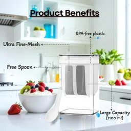 jivinex 1100 ml Manual Ice Cream Maker image 4