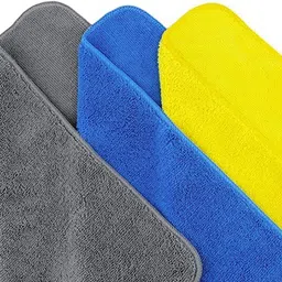twinish Pack of 3- Kitchen Napkins (Microfiber towel) Multicolor Cloth Napkins-picture-25