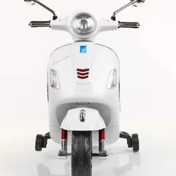prabal Vespa 12V Electric Ride On Scooter For Kids with Foot Accelerator 3-7Yrs Scoote Scooter Battery Operated Ride On-picture-16