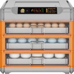 tm&w Dual power 12V 220V automatic 192 eggs chicken hatching drawer type incubator' Egg Incubator image 5