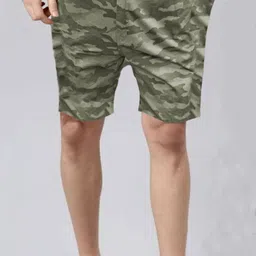 uth republic Military Camouflage Men Multicolor Cargo Shorts-picture-15