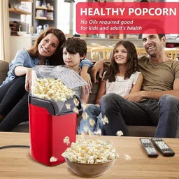 nhouse No Oil Needed, Healthy Snack, BPA-Free. Popcorn Maker Machine,1200W Hot Air Popcorn Popper Maker with Top Lid 60 g Popcorn Maker image 5