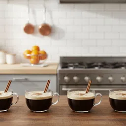 ckmaart Pack of 1 Glass ROUND CUP 140 MLEQ-picture-19