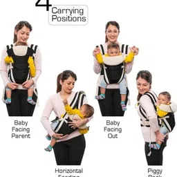 preex Adjustable Hands-Free 4-In-1 Baby Carrier Bag With Waist Belt Baby Carrier Baby Carrier image 4