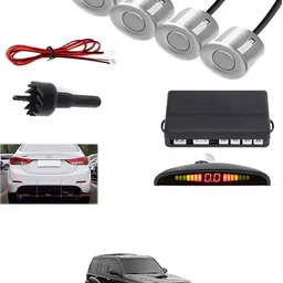 autofetch Universal 4 Silver Reverse Parking Sensor-AF25A622 Universal 4 Silver Reverse Parking Sensor-AF25A622 Parking Sensor image 1