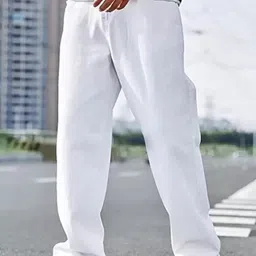 metronaut Men Jogger Fit Mid Rise White Jeans-picture-22