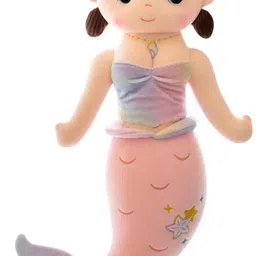 plushjoy Cute Mermaid Doll Soft Toy for Kids Birthday Gifts Decoration- 48 cm image 3