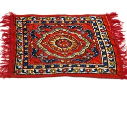 the pinkcity tribes Puja Prayer Mat for Sitting in Pooja Room, Mandir and Festive Occasions-007 Prayer Kit-picture-21