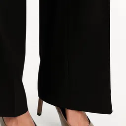 fabs Women Regular Fit Black Viscose Rayon Trousers image 3